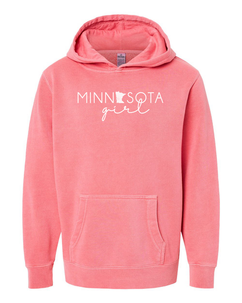 YOUTH "MINNESOTA GIRL" PIGMENT DYED HOODIE